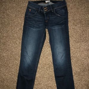 Hudson Jeans Cropped Dark Denim